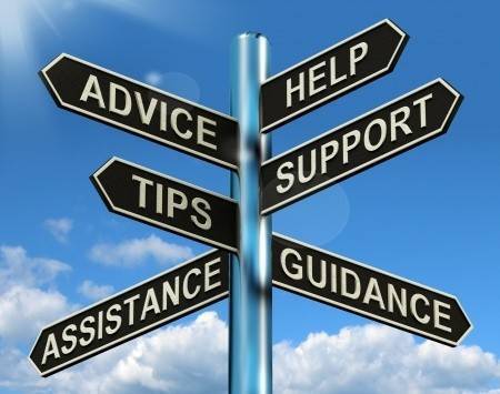 Advice Help Support Tips Guidance Assistance